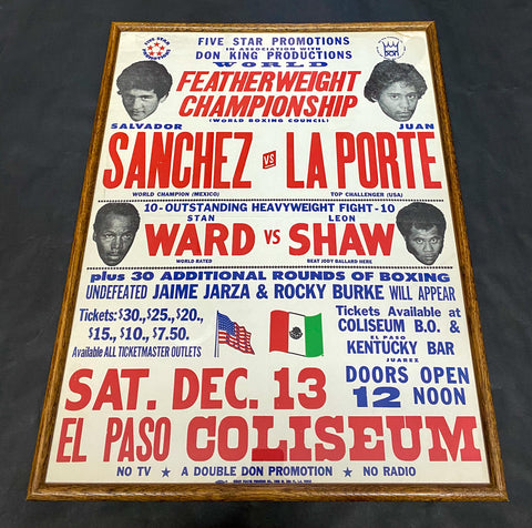 SANCHEZ, SALVADOR / LAPORTE, JUAN ONSITE POSTER 1980