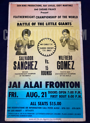 SANCHEZ, SALVADOR / WILFREDO GOMEZ POSTER CLOSED CIRCUIT 1981