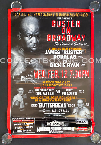 BUSTER DOUGLAS VS DICKIE RYAN ON SITE POSTER 1997