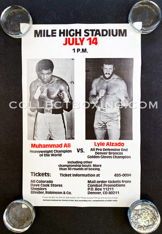 ALI, MUHAMMAD / LYLE ALZADO ON SITE POSTER 1979