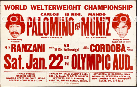 PALOMINO, CARLOS / ARMANDO MUNIZ ON SITE POSTER 1977