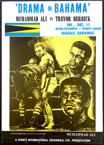 ALI, MUHAMMAD / TREVOR BERBICK ON SITE POSTER 1981