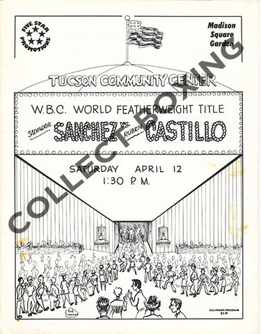 SALVADOR SANCHEZ-RUBEN CASTILLO CLOSED CIRCUIT PROGRAM (1980)